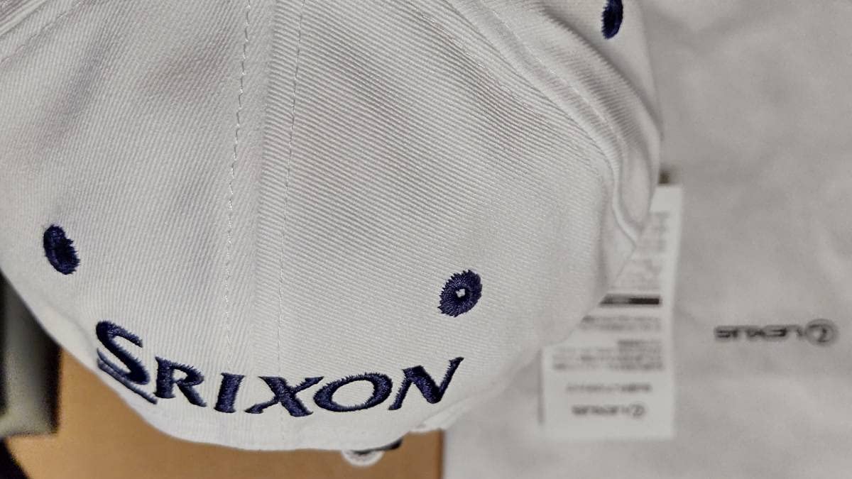 ☆新品☆ SRIXON スリクソン　松山英樹モデル　キャップ　ゴルフ　ホワイト スリクソン(SRIXON) ゴルフ キャップ プロモデルツアーキャップ